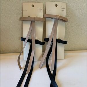 A New Day Beige and Black Hair Clips